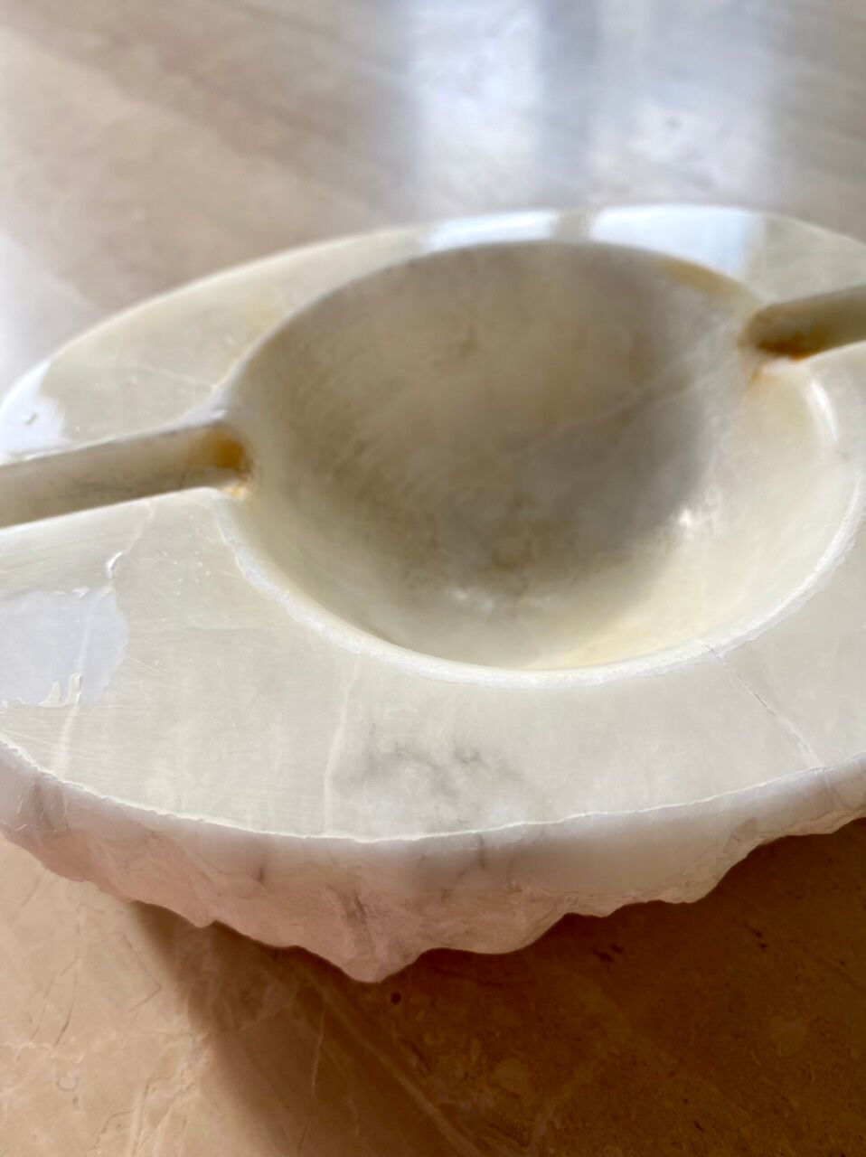 Alabaster ashtray