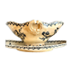 Gien ironware sauceboat, "Chardons" service