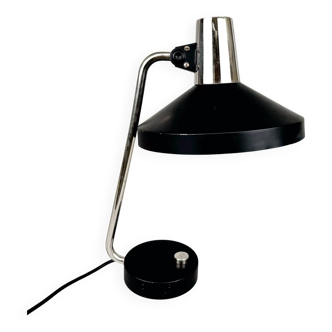 Mid Century Chrome & Metal Adjustable Table Lamp, 1970s