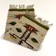 Woolen kelim wall hanging table runner Poland 1970’s