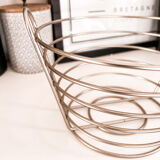 Circled aluminum fruit cup