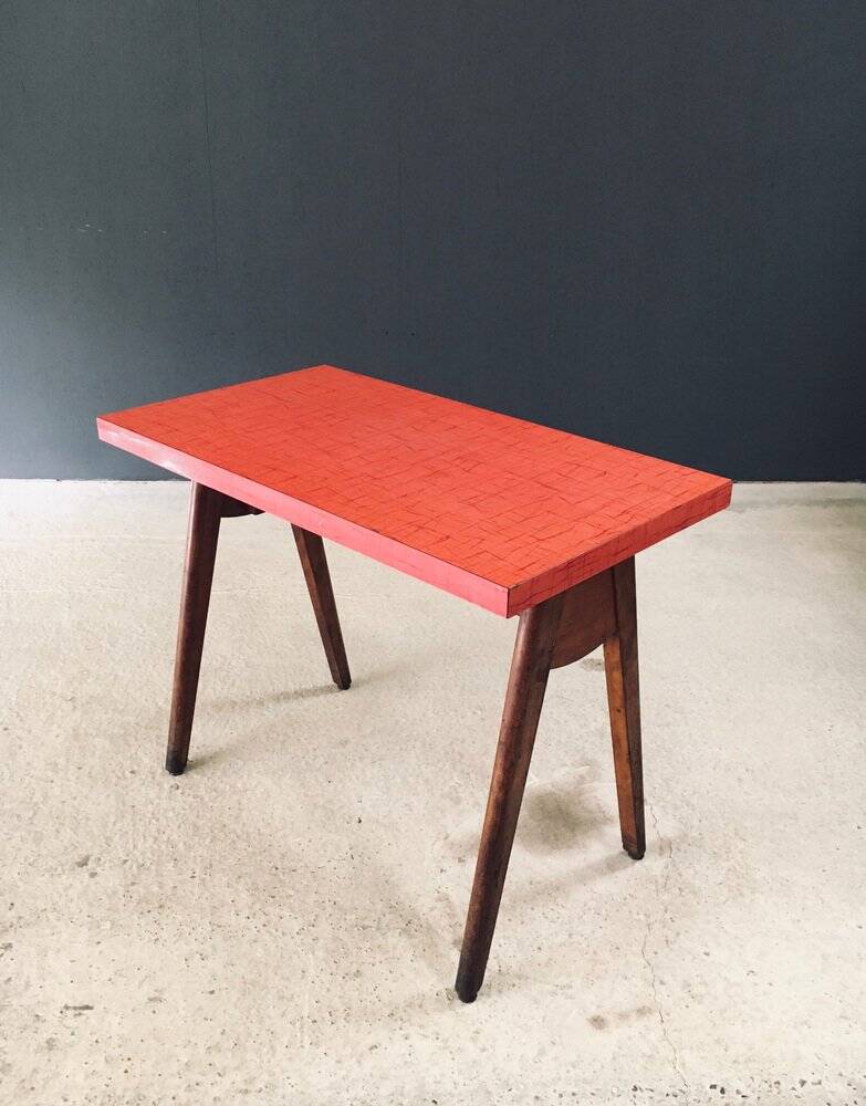 French Reconstruction Bistro Table, 1950s