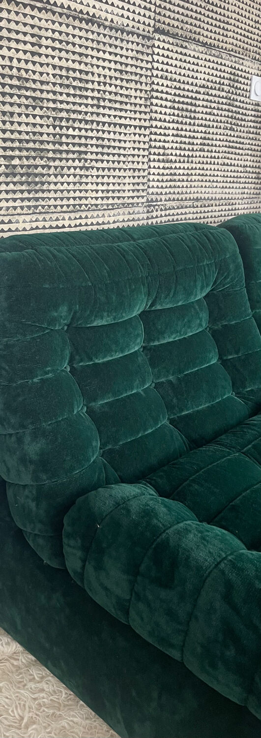 Velvet sofa 1970