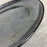 Round iridescent ceramic dish Vallauris