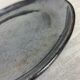 Round iridescent ceramic dish Vallauris