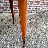 Extendable table with extensions old vintage compass legs design XXeme