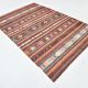 Small Size Pastel Kilim Rug, Vintage Kilim Boho Style Rug, 169x257 Cm