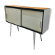Vintage enfilade in formica / Eiffel feet / sideboard storage cabinet
