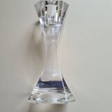 Pair of crystal candlesticks by Villeroy & Boch – 1970s – Perfect condition