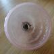 Art Deco pendant lamp in pink frosted glass