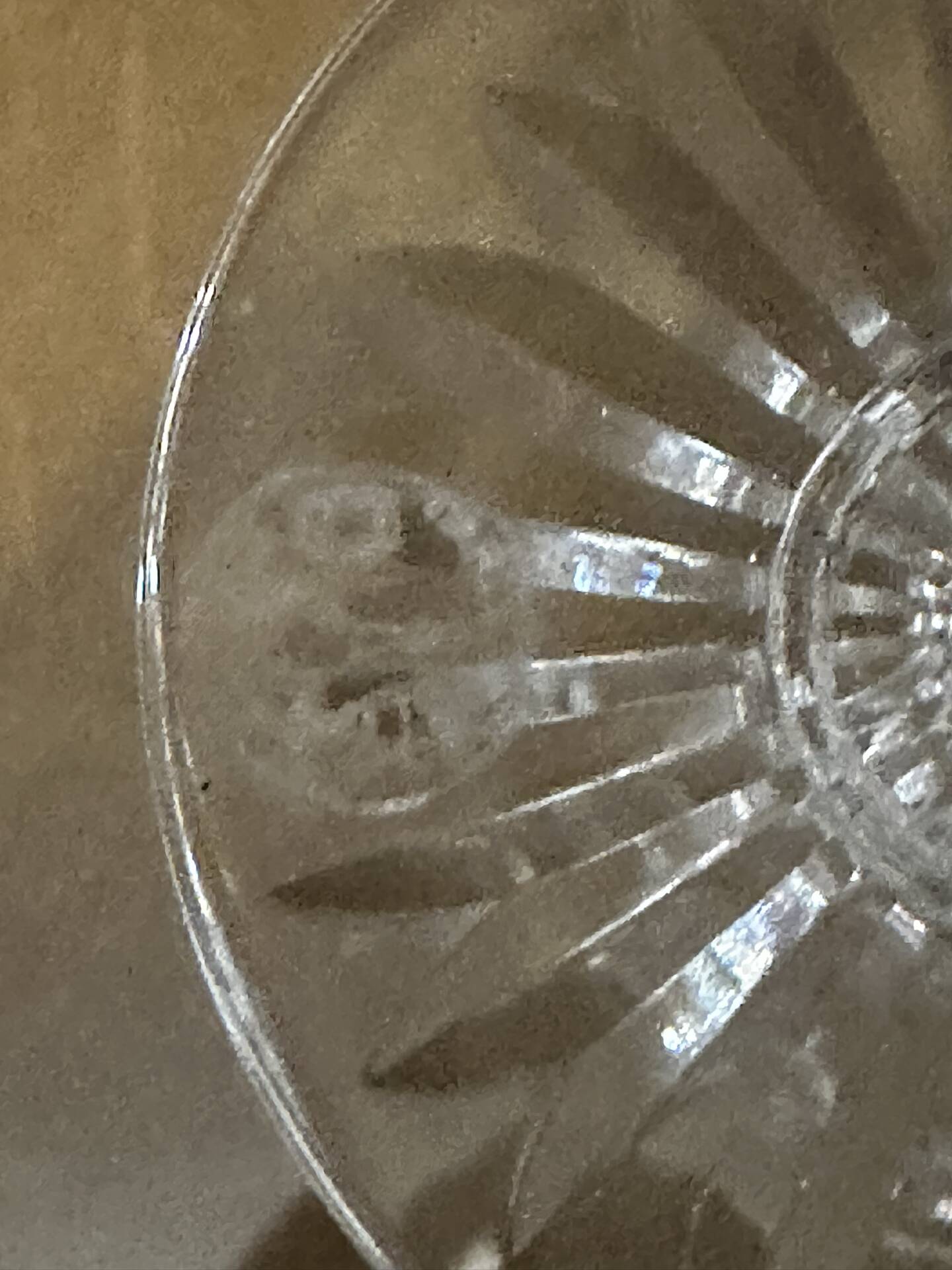 12 Baccarat crystal glasses stamped model Epron H 12.2 cm
