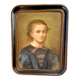 Portrait of a young woman from the Napoleonic III era.