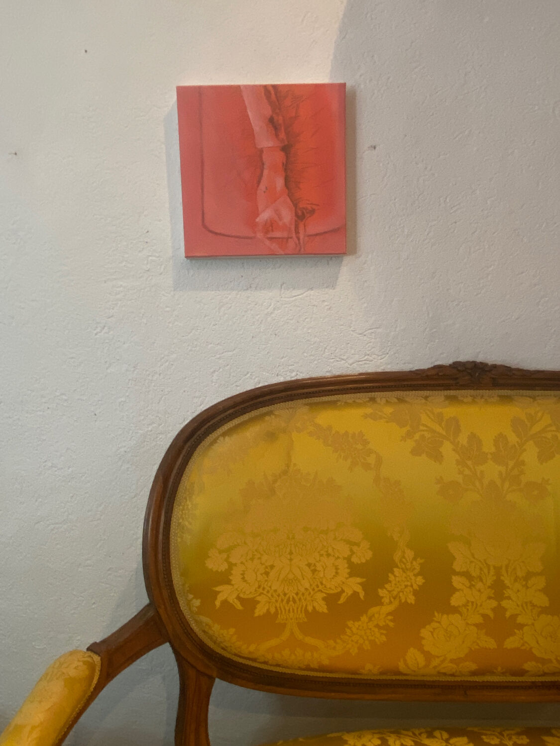 Poulpe huile sur toile