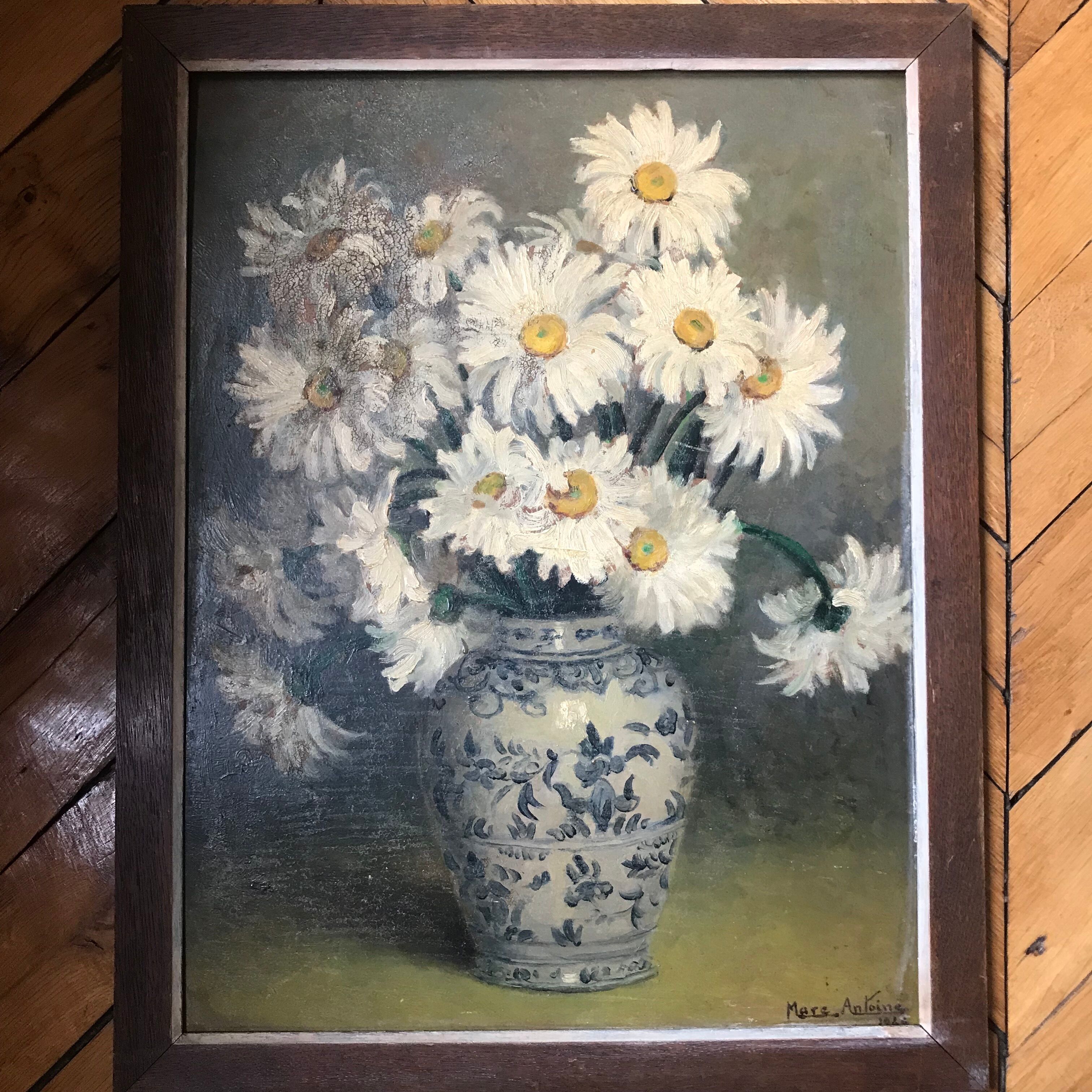 Tableau marguerite ancien