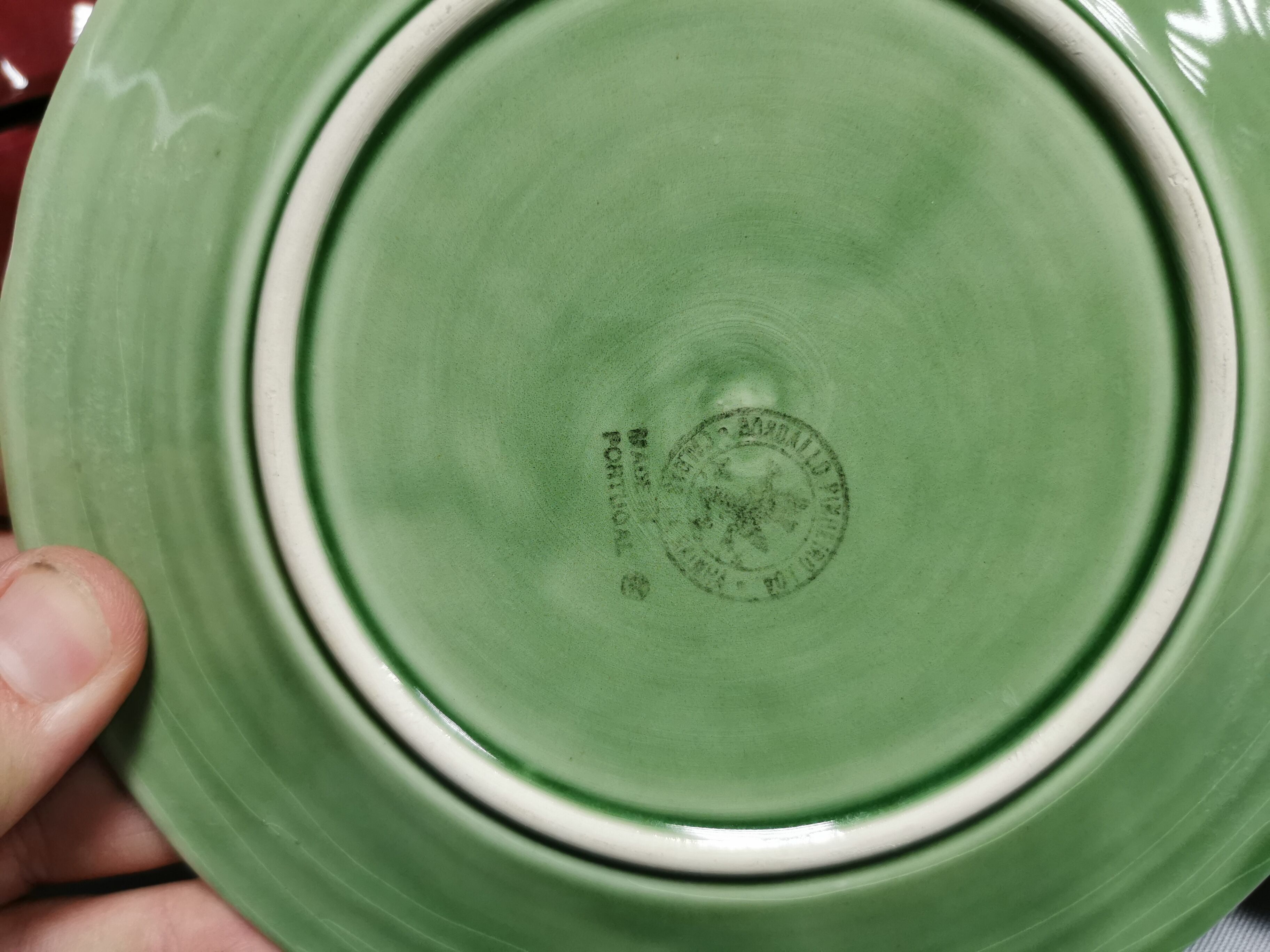 Vintage soup tureen + Trompe l'oeil sauce boat, majolica tomato shape