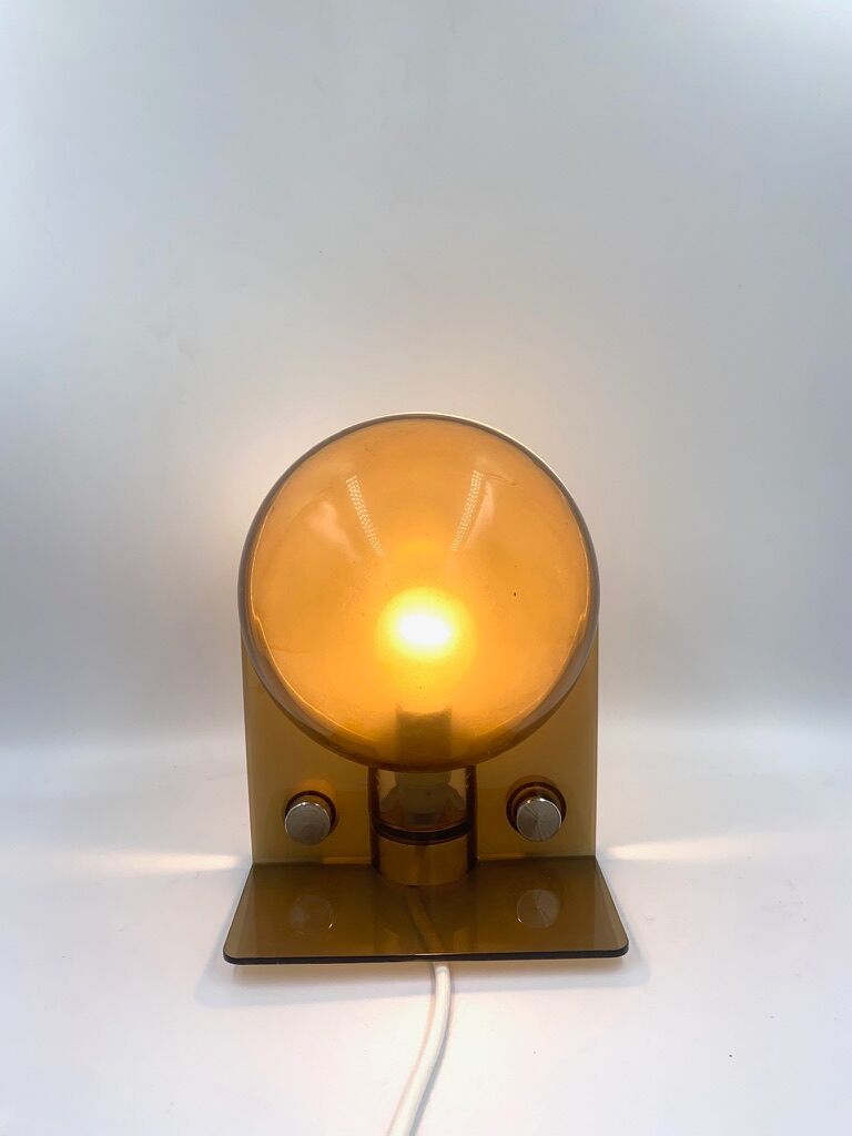 Lampe de table de Sergio Brazzoli pour Guzzini Meblo 1970