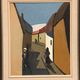 Original Swedish Oil on Canvas – “Alley” – Signed – Vintage & Framed