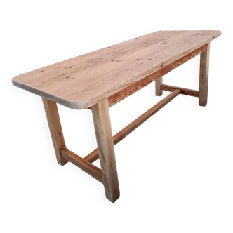 Wooden farm table