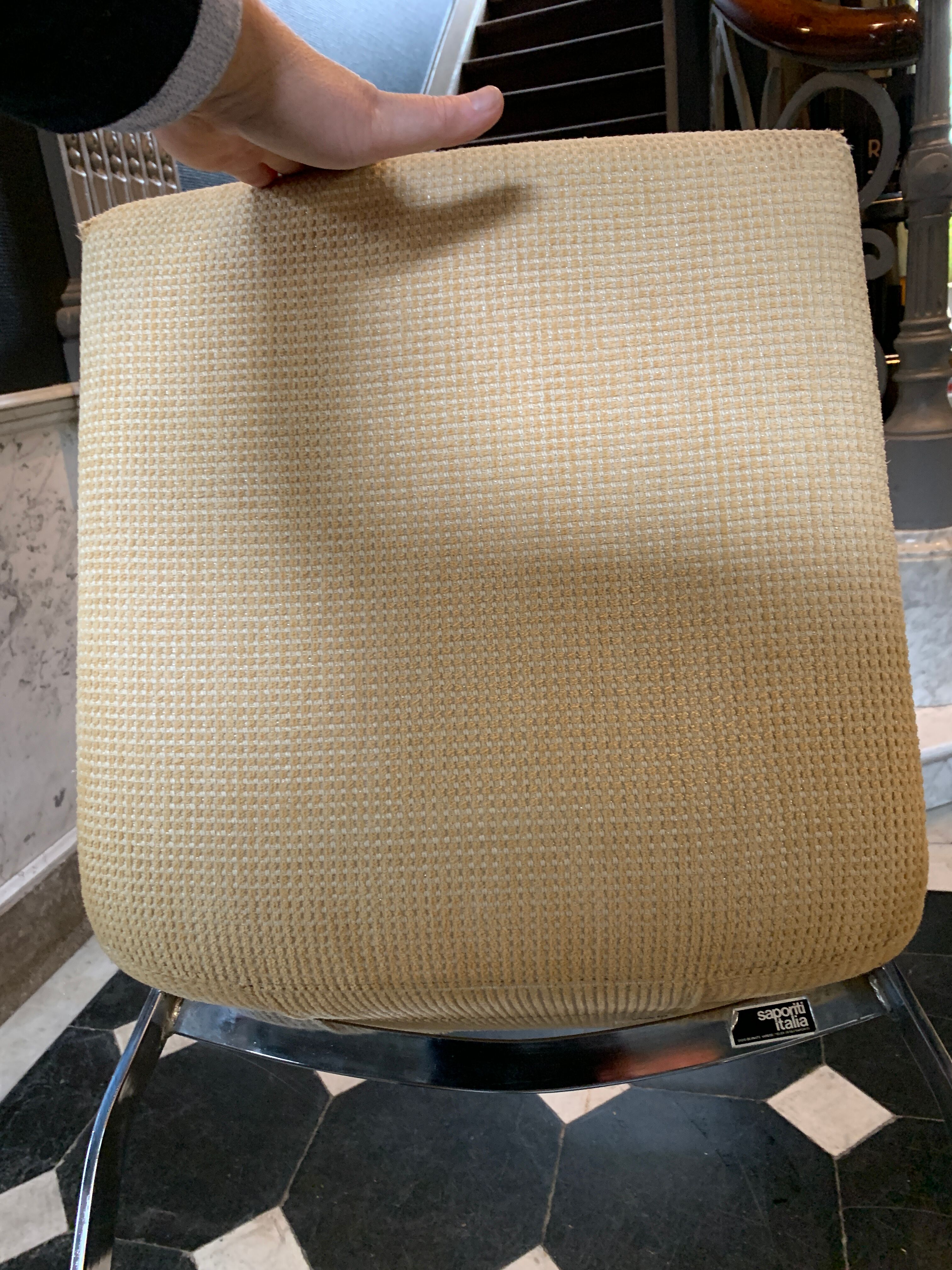 Set 6 chairs by Giovanni Offredi for Saporiti Italia 1970