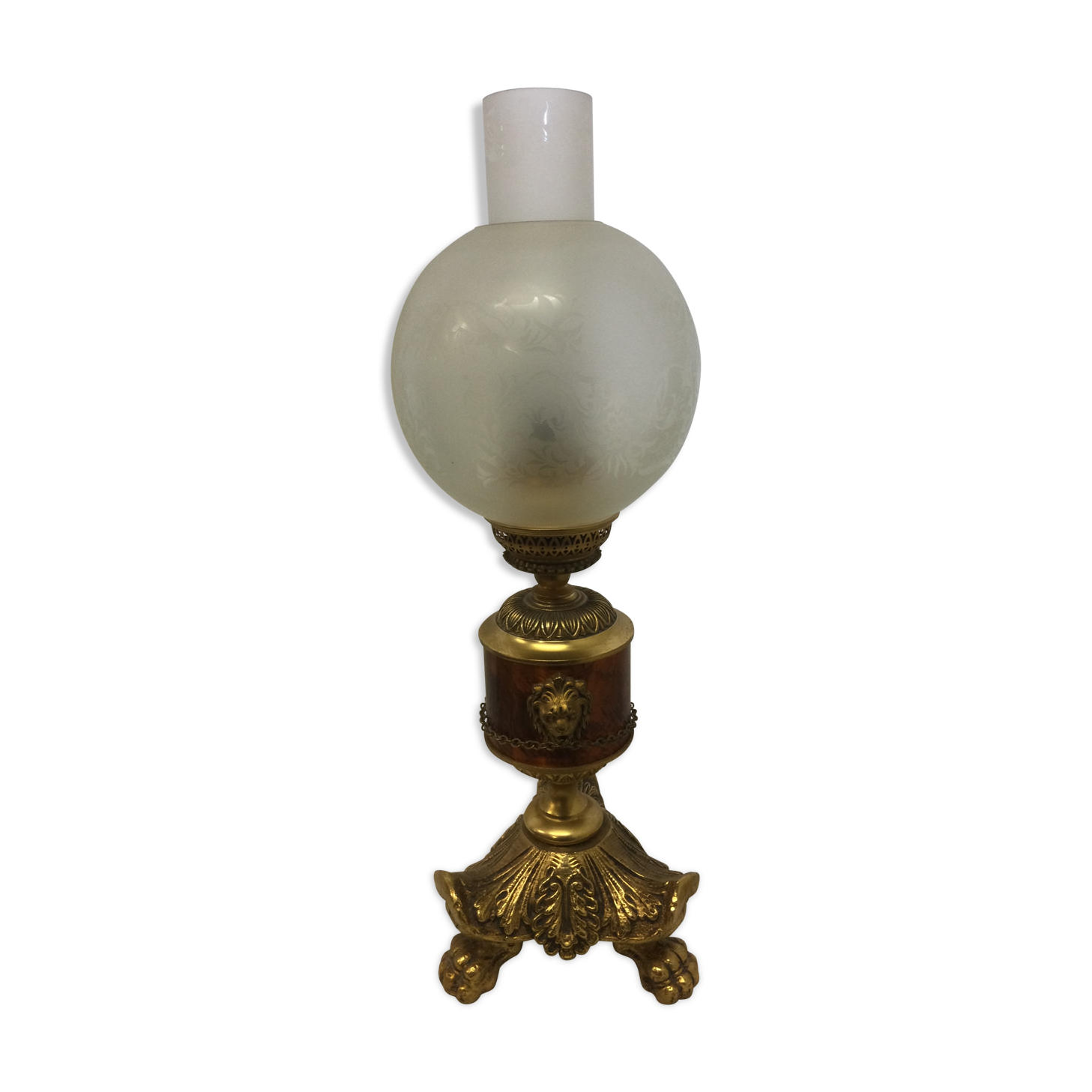 Vintage bronze lamp