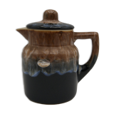Flamed sandstone teapot France