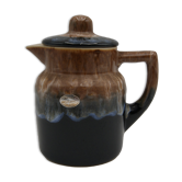 Flamed sandstone teapot France