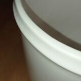 White plant pot