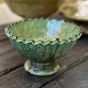 Coupe dentelee sur pied tamegroute - vert