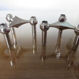 Pair of Scandinavian Nagel candlesticks "model S22" 70s