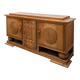 Solid oak enfilade, france 1940s