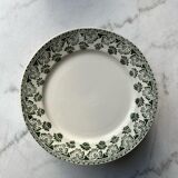 Set of 10 plates Terre de Fer, Model Clover - Badonviller