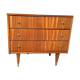 Commode design scandinave en teck vintage 1970