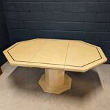 Table laquée blanc Eric Maville