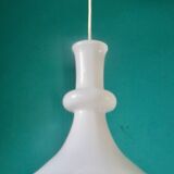 Opal glass pendant lamp by Mickael Bang for Holmegard. Denmark 1972