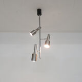 Mid-century design ceiling light with 3 spots, 1960's