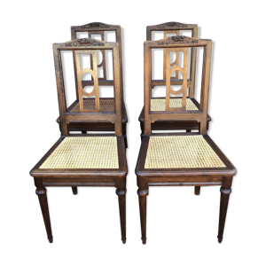 Set de 4 chaises françaises style