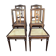Set of 4 French chairs louis XVI vintage 30s Provence