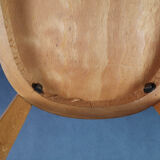 Baumann - Children's bistro chair . Light wood, vintage French