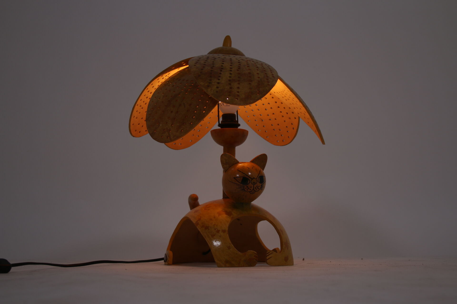 Valerie Ray palm cat French design 1970's