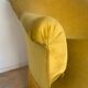 Yellow velvet toad chair