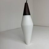 VINTAGE SCANDINAVIAN OPALINE SUSPENSION LIGHT