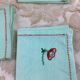 6 Antique tea towels