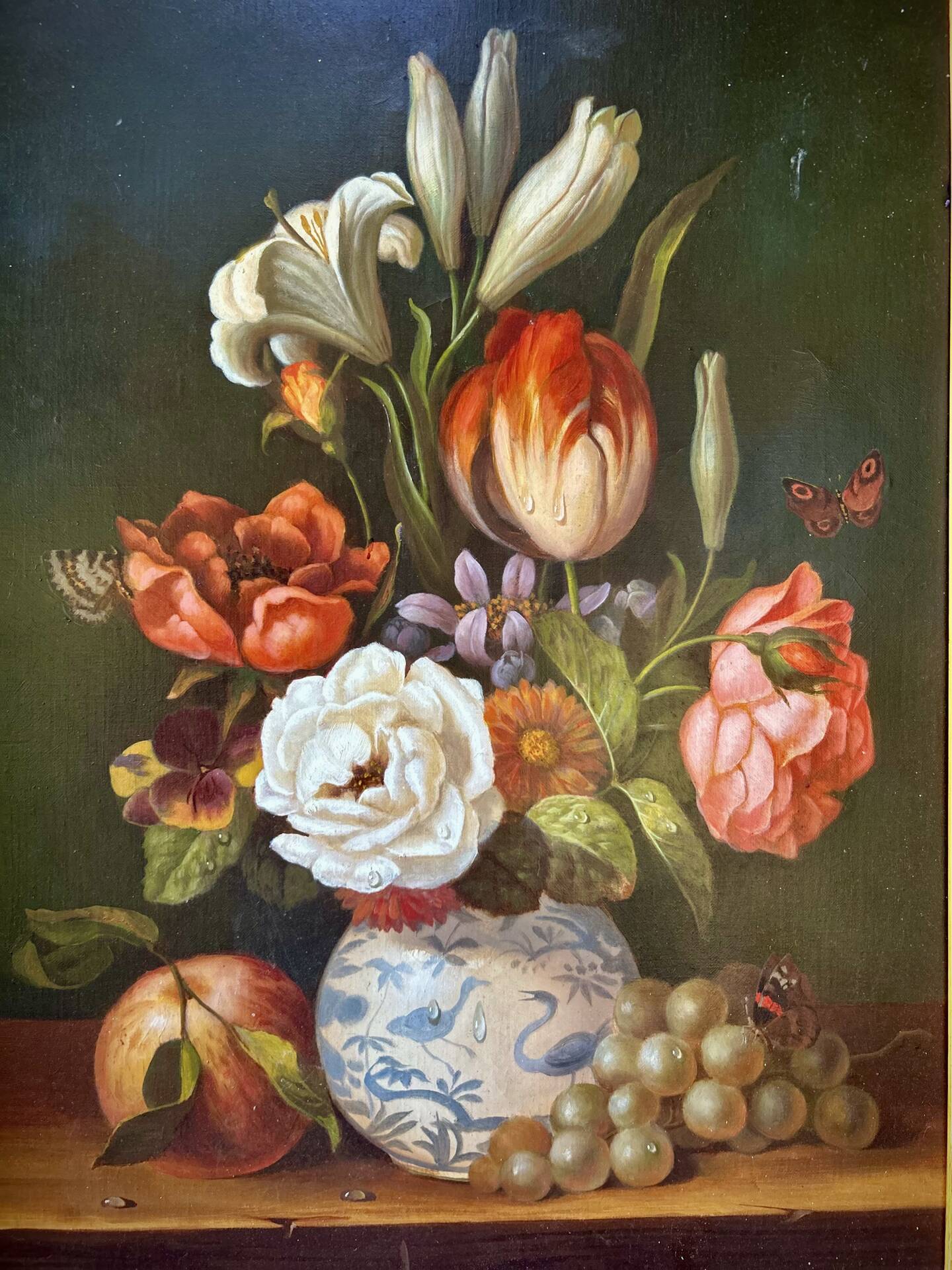 Oil on canvas FLOWER BOUQUET