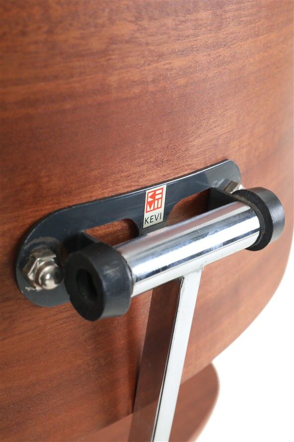 Kevi office chair by Jørgen Rasmussen / Teak / 1960s / Mid-century Danish modern design