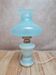 Vintage lamp in blue opaline – boudoir spirit