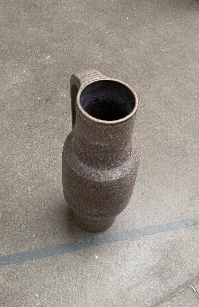 Vintage German Footed Vase in Ceramic by Karlsruher Majolika