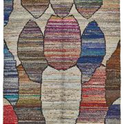 Tapis boho recyclé turc fait main 187 cm x 260 cm
