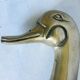 Pair of brass book ends 21cm