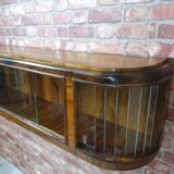 Renovated art deco hanging display cabinet, retro, vintage, 1956
