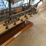 Wooden boat model